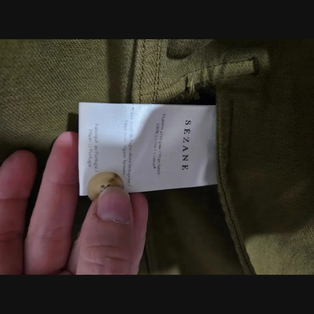 Sezane Khaki Jacket Portugal - Picture 2 of 3